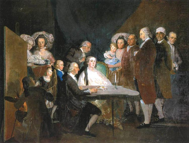 Francisco de Goya La familia del infante don Luis de Borbon china oil painting image